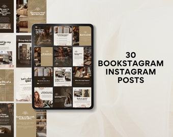 Bookstagram Graphics | Bookstagram Template | Instagram Template | Bookstagram Post | Bookstagram Canva | Bookish Templates