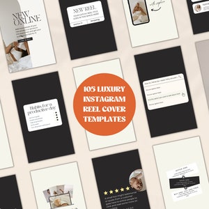 Reel Cover Canva Vorlagen | Reel Covers Vorlagen | Instagram Reels Abdeckung | Reels Cover Vorlage | Instagram Rollen | Reel Vorlage