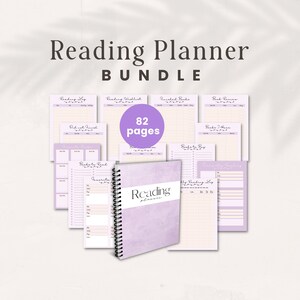 Reading Journal PDF | Reading Journal Printable | Reading Tracker Journal | Reading Review Journal | Reading Journal Notebook