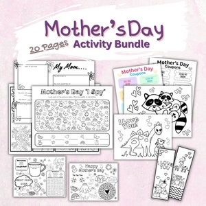 Mother's Day Activities Printables | Mother's Day Printable Activities ...
