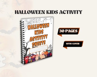 Halloween Activity Packet | Halloween Kids Activity Pack Printables | Halloween Activity Bundle Printable | Halloween Activities Bundle