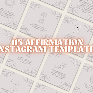 Affirmations Instagram | Modèles Instagram Affirmation | Citations d'affirmation Instagram | Messages d'affirmation | Des publications Instagram engageantes