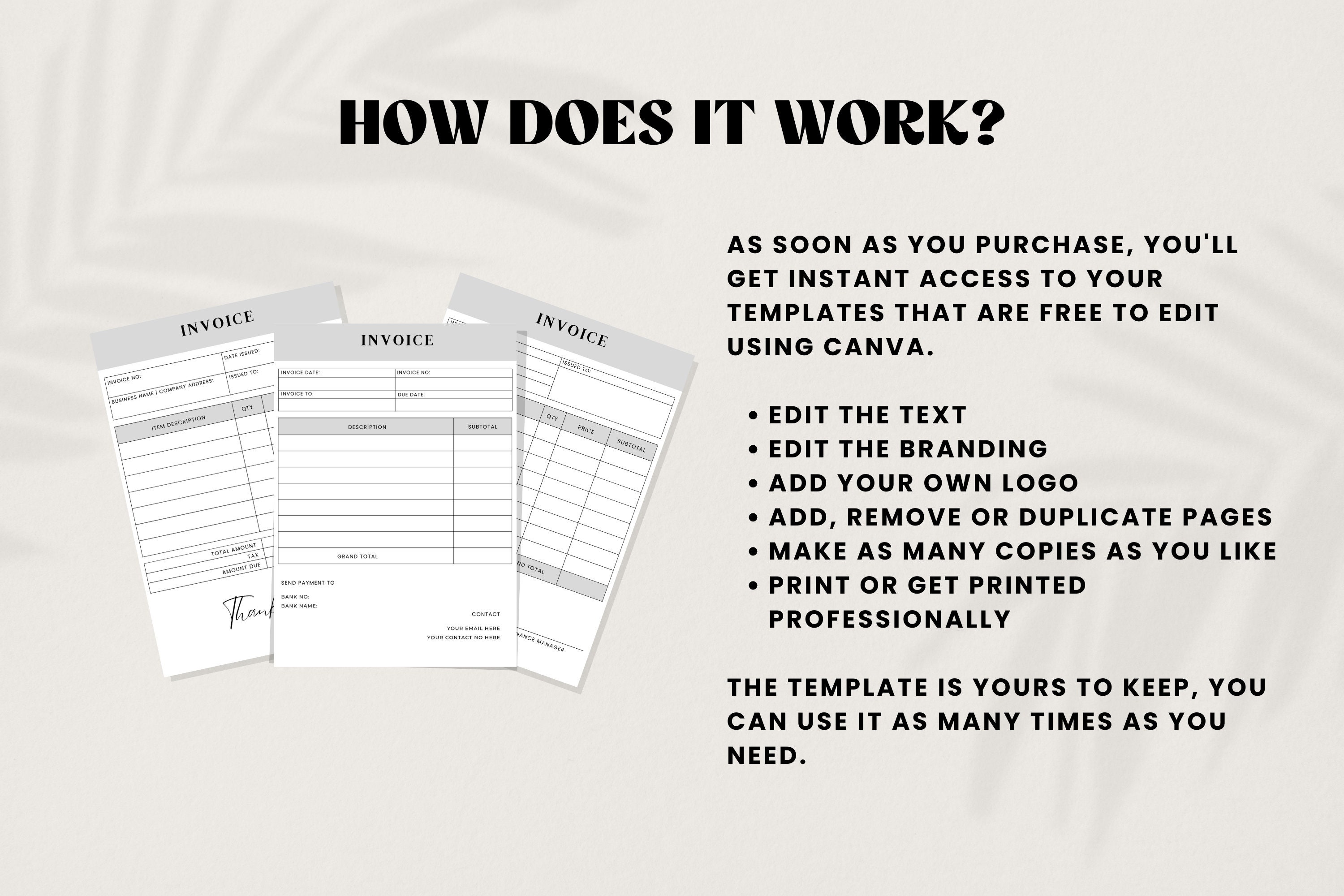 Template Invoice Invoice Template Pages Simple Invoice Templates
