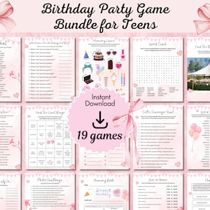 Birthday Party Games | Teen Birthday Games | Girl Birthday Games | Teen Birthday Party | Teen Party Games | Teen Girl Party Game