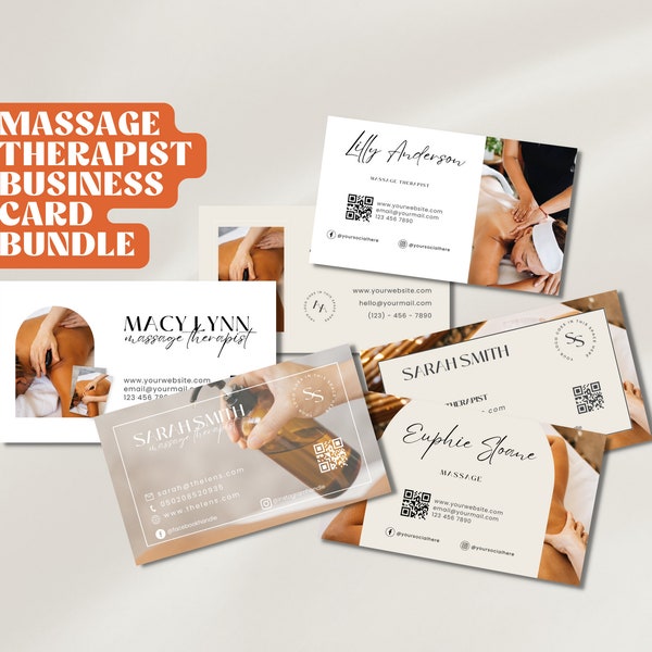 Massage Therapeut Visitenkarten | Massage Visitenkarten | Visitenkarten Massage | Massage Therapie Visitenkarte | Visitenkarten Ideen