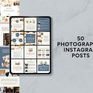 Instagram Templates Photographers | Instagram Template Canva Photographer | Photographer Content | Photography Template | Photographer Post