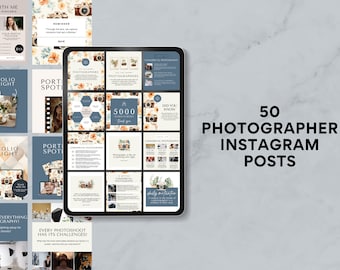 Instagram Templates Photographers | Instagram Template Canva Photographer | Photographer Content | Photography Template | Photographer Post