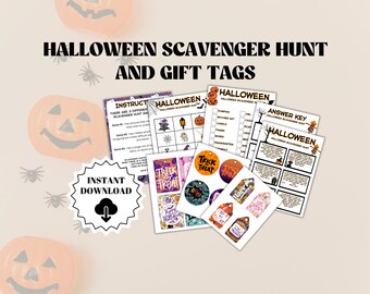 Juego de fiesta de Halloween / Juegos de Halloween / Halloween imprimible / Juegos de Halloween para niños / Juego de fiesta de Halloween / Juegos imprimibles