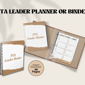 School PTA | Parent Teacher | PTA Planner | PTA Binder | pta Flyer | Back to School | pta Membership Form | Community Event | Volunteer