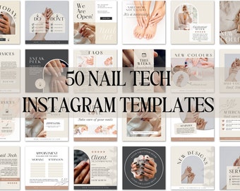 Nail Tech Instagram Post | Nail Tech Instagram Template | Instagram Template Nail | Nail Instagram | Nails Instagram Template