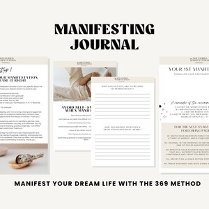 369 Journal PDF | Manifesting Journal | Manifestation Journal Digital Download | Manifestation Journal Printable | Manifest Journal