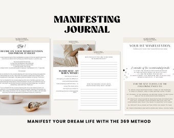 369 Manifestation Journal | Law of Attraction Guide (PDF)