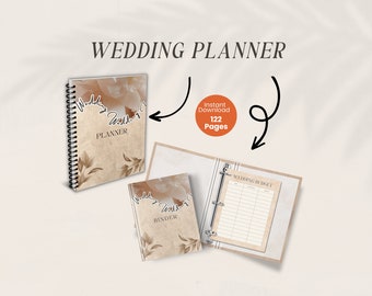 Planer ślubny PDF | Planer ślubny PDF | Lista planistów ślubnych | Wydrukowana książka planisty ślubnego | Wydrukowany segregator planisty ślubnego
