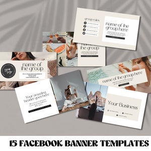 Canva Template Facebook Cover | Facebook Event Cover Photo Template | Facebook Cover | Facebook Banner | Facebook Template Covers