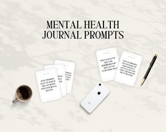 Journaling Prompts for Mental Health PDF | Journal Prompts for Mental Health | Mental Health Journal Prompts | Journal Prompts Mental Health