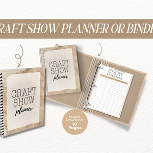 Craft Fair Planner | Craft Show Planner | Craft Show Checklist | Craft Show Tracker | Trade Show Planner | Craft Show Forms | Small Business