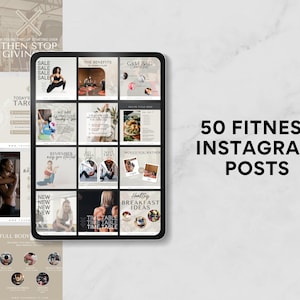 Canva テンプレート Instagram フィットネス | Instagram 投稿 フィットネス | フィットネス Instagram Canva テンプレート | フィットネス ソーシャル メディア | フィットネス コーチ
