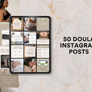 Doula Social Media | Doula Instagram | Doula Marketing | Doula Content | Doula Templates | Doula Business | Doula Instagram Post