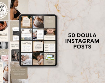Doula Social Media | Doula Instagram | Doula Marketing | Doula Content | Doula Templates | Doula Business | Doula Instagram Post