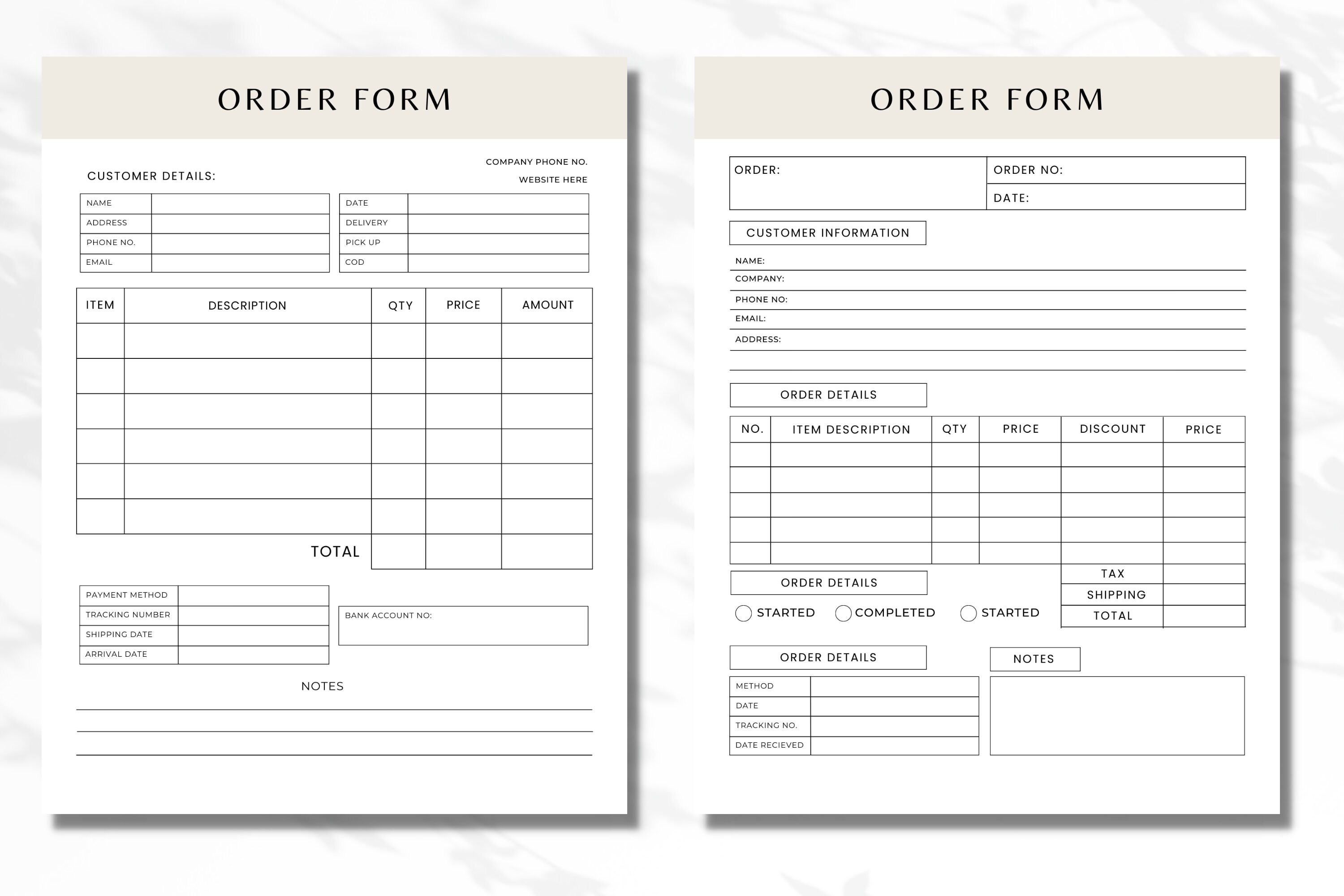 Order Form Template Simple Order Form Template Order Form Template