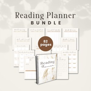 Printable Reading Journal Pages | Reading Journal for Book Lovers | Reading Review Journal | Reading Journal PDF | Reading Journal Download