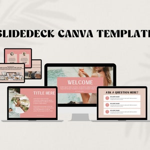 Masterclass Template | Webinar Template | Course Templates Canva | Webinar Slide Deck Canva | Webinar Slides | Course Slide Deck