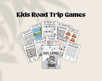 Road Trip Games | Printable Road Trip Games | Road Trip Games for Kids | Road Trip Game Bundle | Road Trip Activity | Road Trip Kids