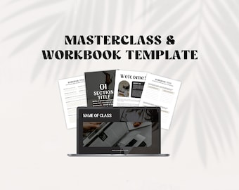 Course Templates Canva | Course Workbook Template | Online Course Template Canva | Webinar Course Slide | Course Creator Template Canva
