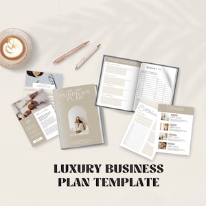 Business Plan Canva Template | Startup Business Plan Template | Business Plans Template | Business Plan Template for Start Up Small Business