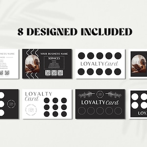 Loyalty Card Template Editable | Loyalty Card Custom | Loyalty Cards | Loyalty Reward Card Template | Rewards Card | Canva Template