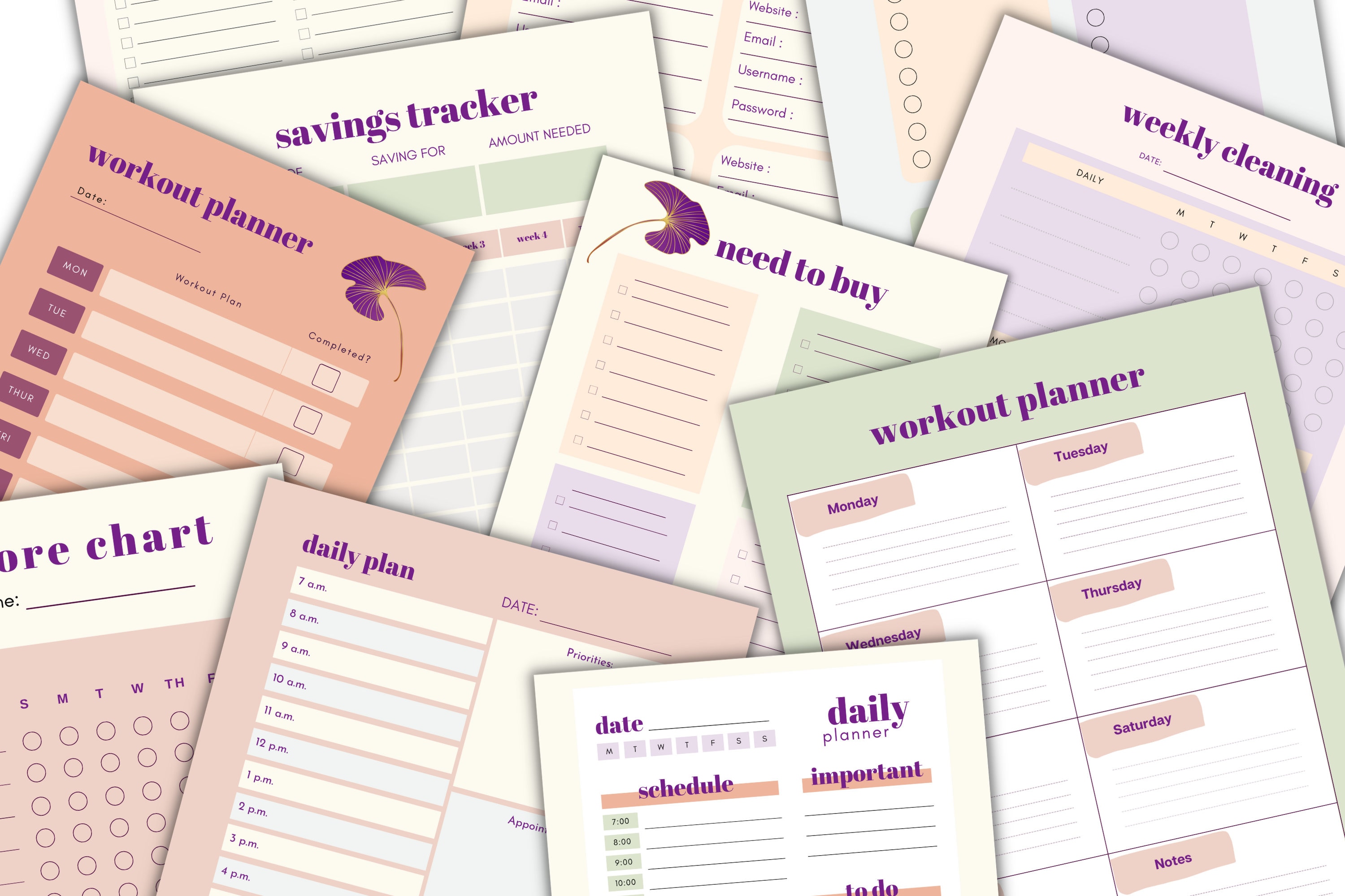 Printable Mom Daily Planner Mom Daily Planner Planner Printable Mom ...