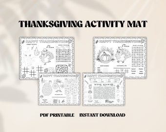 Thanksgiving Activities for Kids | Thanksgiving Activity Coloring Printable | Thanksgiving Games | Thanksgiving Craft | Thanksgiving Dinner