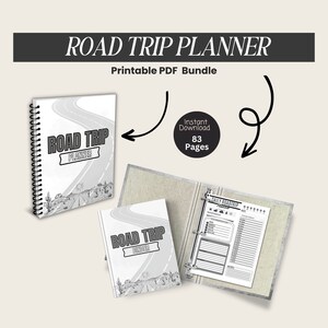 Road Trip Planners | Road Trip Planner | Vacation Road Trip Planner | Printable Road Trip Planner | Travel Planner | Trip Planner