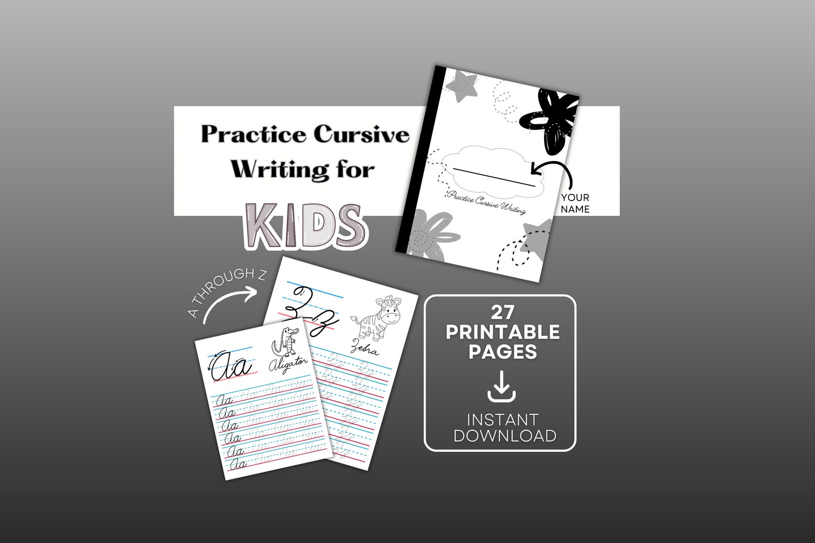 Cursive Writing Practice Sheets | Printable Writing Practice Sheets ...