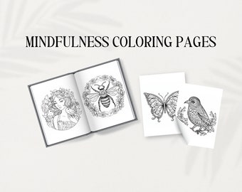Mandala Coloring Sheets | Coloring Mandalas PDF | Coloring Pages PDF Mandala | Mandala Coloring | Mandala Printables | Adult Coloring Book