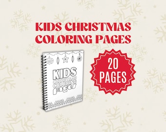 Christmas Coloring | Kids Christmas Coloring Pages | Holiday Coloring | Xmas Coloring Page | Printable Christmas Coloring | Christmas Color