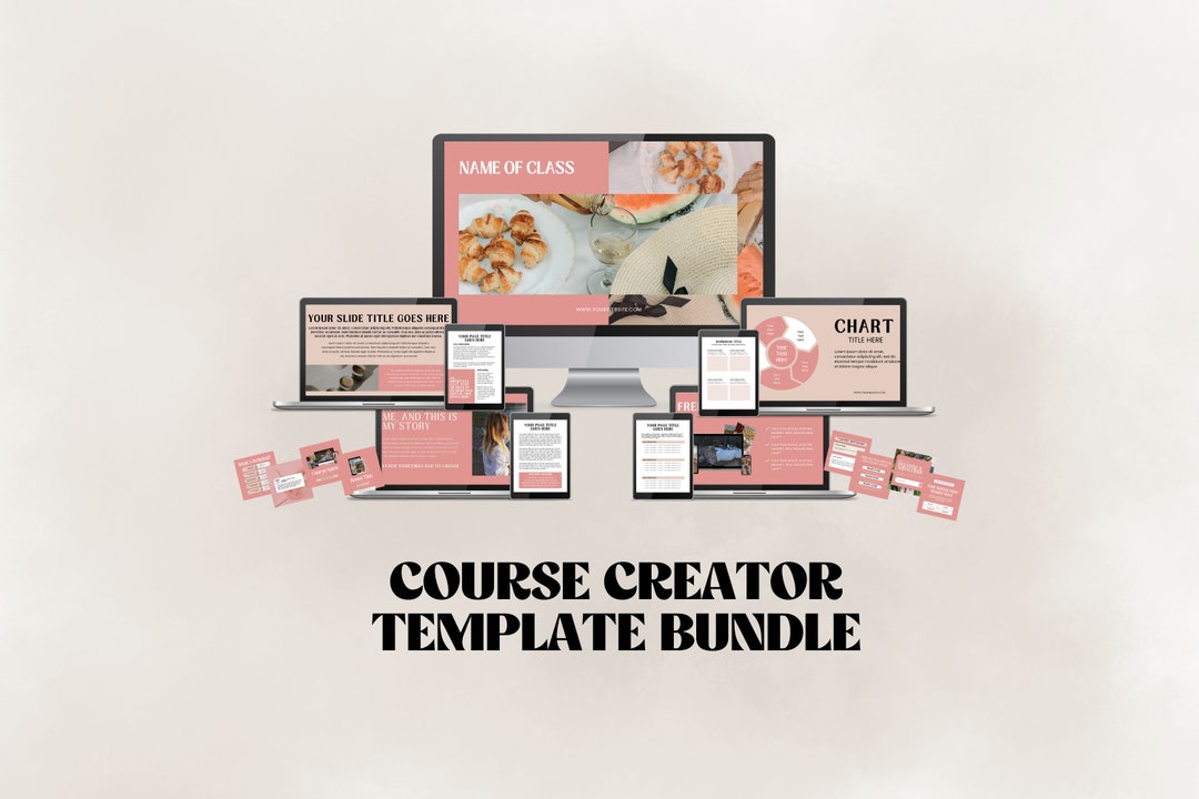 Course Templates Canva | Course Workbook Template | Online Course ...