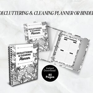 Opschoningsplanner | Schoonmaakplanner | Schoonmaakschema | Thuismap | Afdrukbaar opruimen | Schoonmaakchecklist | Schoonmaken Afdrukbaar