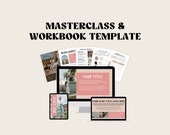 Course Templates Canva | Course Workbook Template | Online Course Template Canva | Webinar Course Slide | Course Creator Template Canva