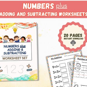 Numbers Worksheets | Preschool Worksheets | Maths Worksheet | Learning Numbers | Kindergarten Math | Preschool Numbers