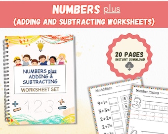 Numbers Worksheets | Preschool Worksheets | Maths Worksheet | Learning Numbers | Kindergarten Math | Preschool Numbers