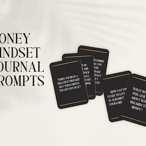 Journal Prompts for Money Mindset | Money Journal | Money Journal Prompts | Money Mindset Journal | Money Manifestation Journal