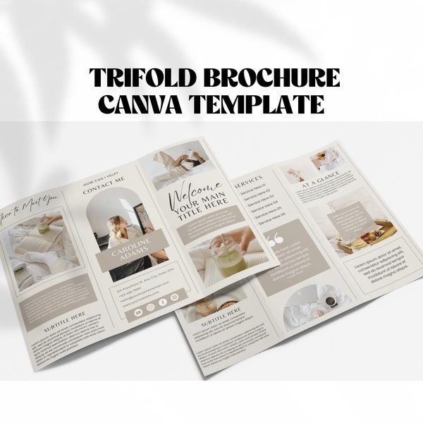 Brochure Templates | Trifold Brochure Template | Brochure Templates Canva | Canva Brochure Template | Trifold Brochure | Trifold Template