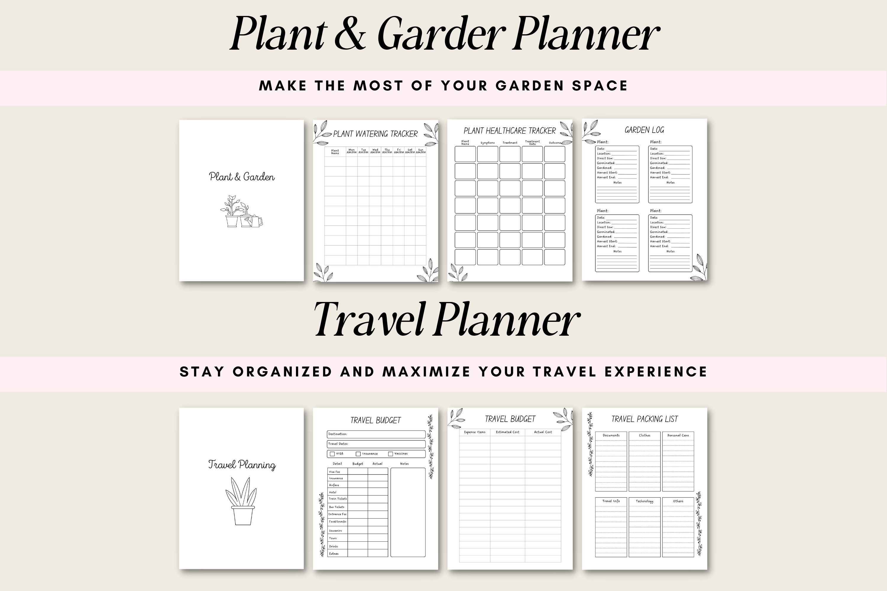 Home Management Printables Home Management Tracker Printable Home ...