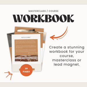 Werkmapsjabloon | Canva-werkboek | Canva-sjablonen | Coachingsjabloon | Cursuswerkboek | Coachingswerkboek | Werkbladsjabloon