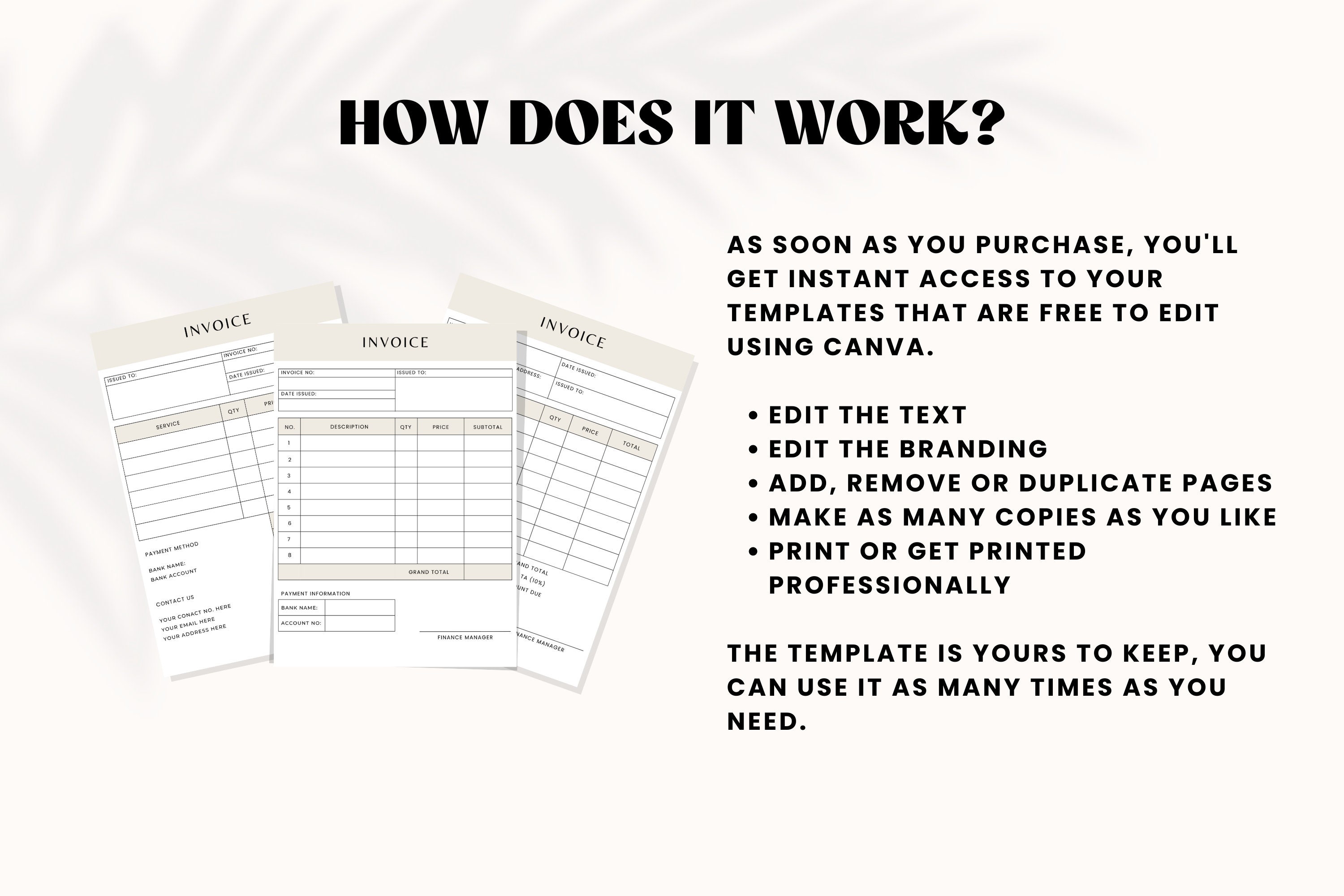 Template Invoice Invoice Template Pages Simple Invoice Templates