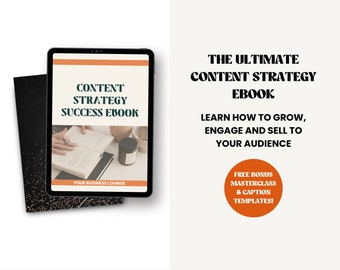 Content Strategy eBook | Social Media Marketing Planner