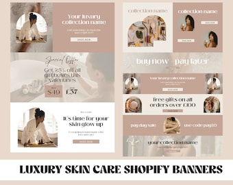 Shopify Banners | Shopify Website Banner | Website Template Shopify Canva | Canva Templates Shopify | Shopify Banner Template Canva