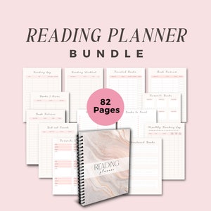 Reading Journal PDF | Reading Journal Pages | Journal for Books Read | Reading Journal Download | Reading Log Journal | Book Reading Print