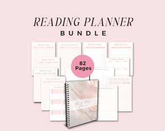 Reading Journal PDF | Reading Journal Pages | Journal for Books Read | Reading Journal Download | Reading Log Journal | Book Reading Print
